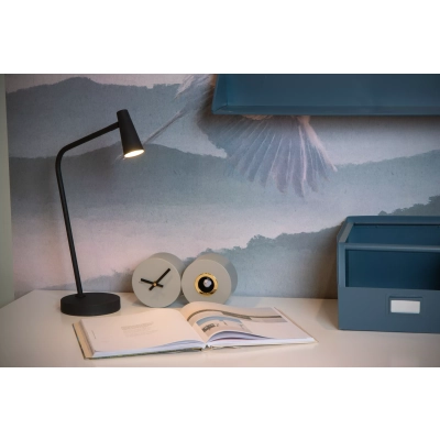 STIRLING - Lampa stołowa - Akumulator/baterie - LED Dim. - 1x3W 2700K - Czarny 36620/03/30 Lucide